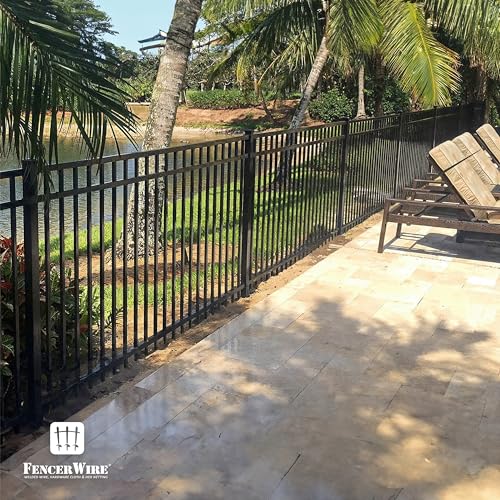 Heavy Duty 8FT Outdoor Steel Fencing Border Post