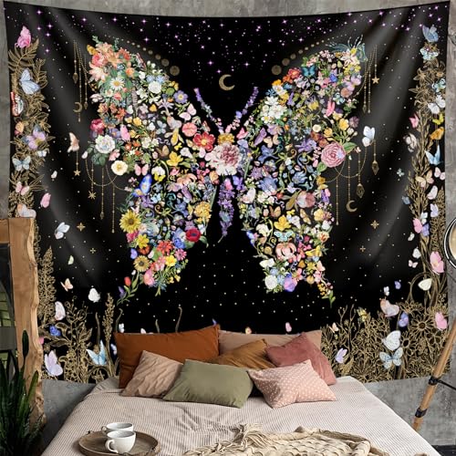Floral Tapestry Wall Hanging Cute