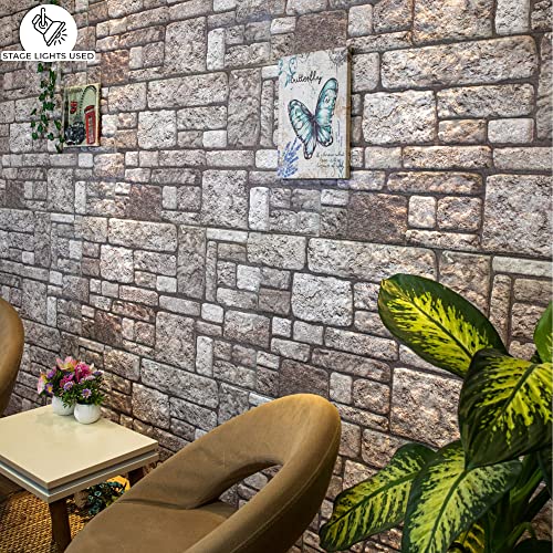 3D Wall Panels Faux Brick (10 Count)