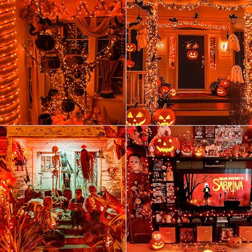 Orange Halloween Lights (50 Count)