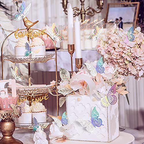 3D Butterfly Wall Decor (72 Count)