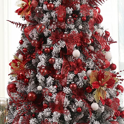 Clear Christmas Ball Ornaments (24 Count)