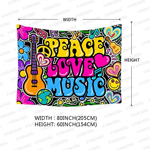 70s Music Tapestries Groovy Tapestry