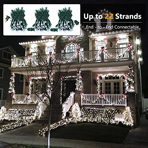 5MM Wide Angle Christmas Lights Cool White
