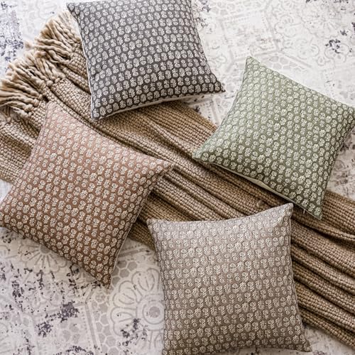 Long Floral Print Lumbar Throw Pillow Cover 14×36 Inch