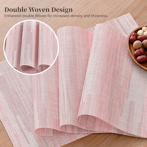 Misty Rose Placemats Set of 6 (6 Count)