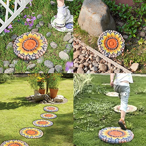 Sunflower Stepping Stones Outdoor Garden