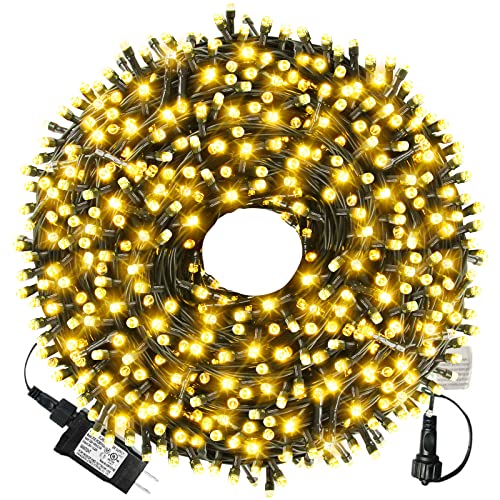 336ft 1000 LED Christmas Long String Lights (336 Foot)