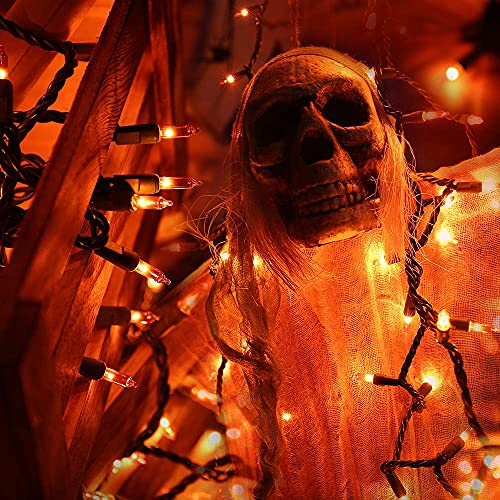 Orange Halloween Lights 300 Count 69.6ft Incandescent Light String (69.6 Foot)