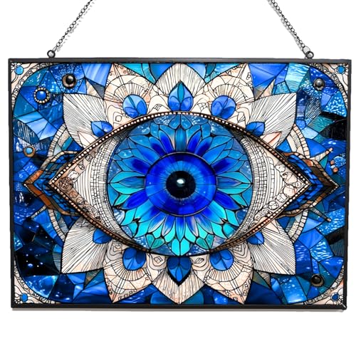 Rectangle Evil Eye Suncatcher Indoor