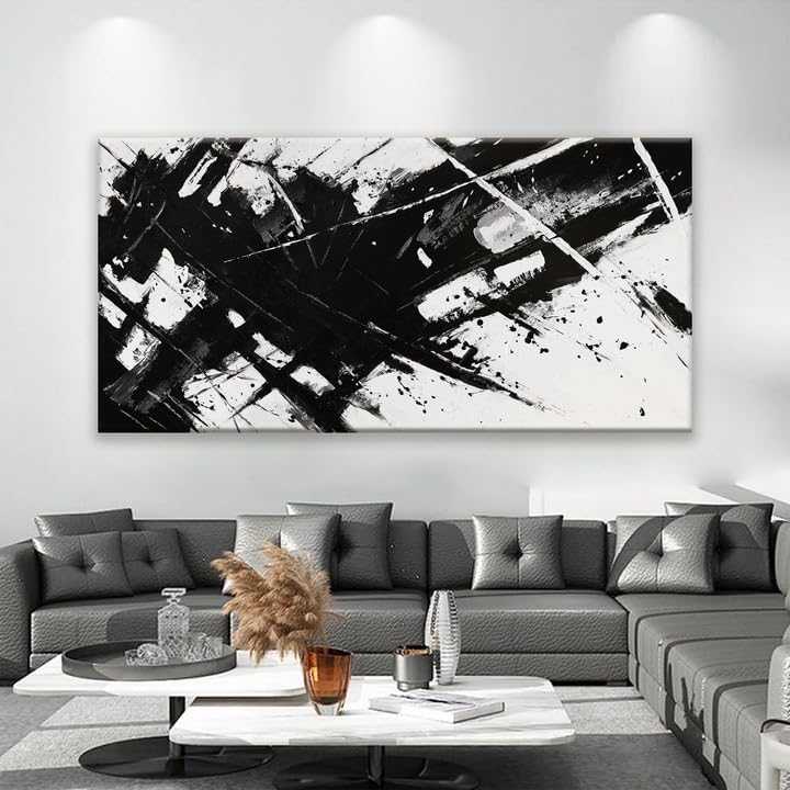 Large Abstract Wall Art For Living Room Abstract art 29" X 58"