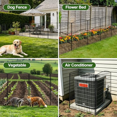 Decorative Garden Fence 6 Panels 13ft