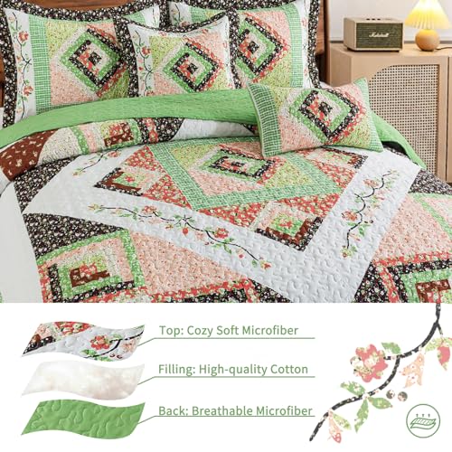 Quilt Queen Size Bedding Set (3 Count)