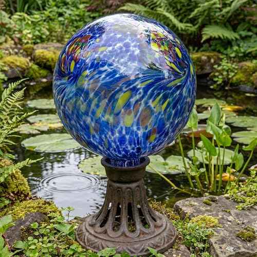 Sunnydaze 10" Glass Gazing Ball for Garden