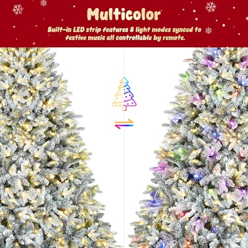 9FT Rotating Christmas Tree with Remote