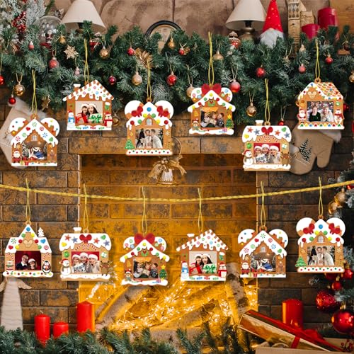 28 Pack Christmas Picture Frame Craft Kits for Kids (28 Count)