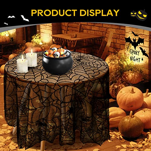 Halloween Spider Web Tablecloth