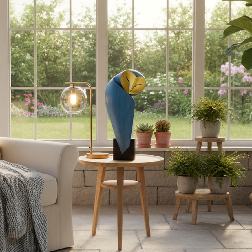 Mid Century Modern Owl Statue