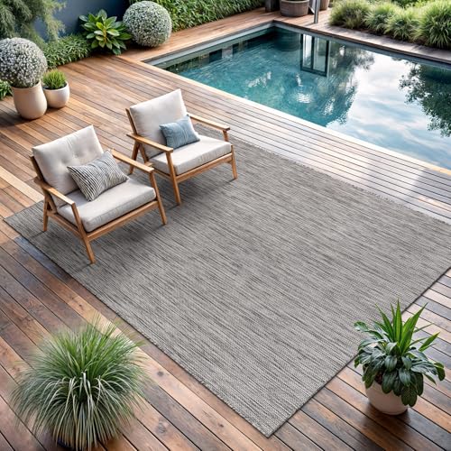 Outdoor Rug 6x9 Modern Area Rugs for Indoor and Outdoor Patios and Porches (59.25 Sq Ft)
