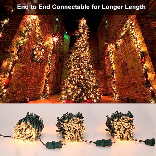 Clear Christmas Lights Outdoor 300 Count Incandescent Light String