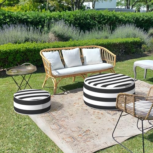 Inflatable Stool Ottoman Footrest with Handle