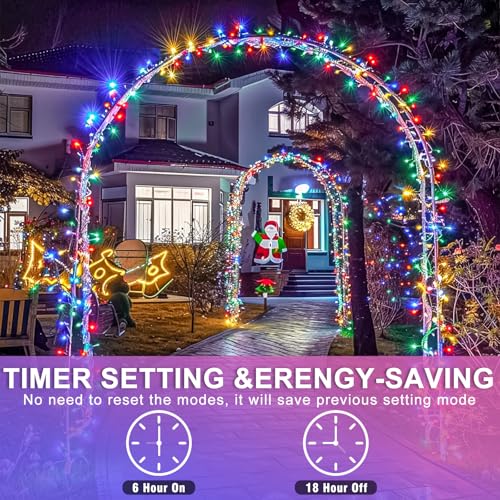 262FT 800 LED String Lights Indoor