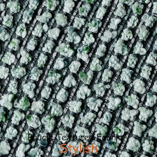 Striped Throw Pillow Covers 18x18 Set of 2 Green Textured Boucle Chic Morden Boho Accent Farmhouse Square Decorative Couch Pillow Covers for Home Decor Bed Sofa Living Room (2 Count)