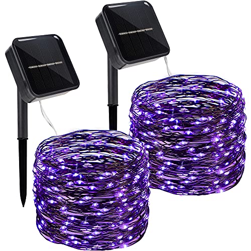 2 Pack Outdoor Solar String Lights (78.8 Foot)