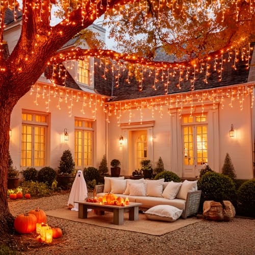 Orange Halloween Lights Outdoor