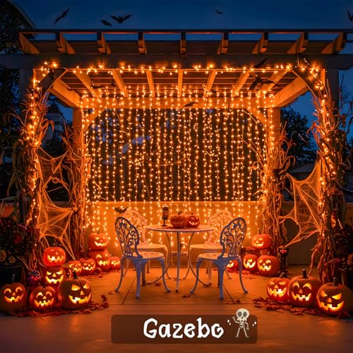 Color Changing Curtain Lights for Halloween