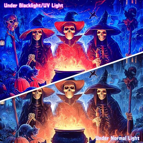 UV Reactive Halloween Tapestry