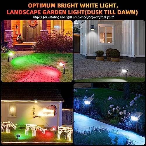 Solar Spot Lights Outdoor Color Changing (10 Count)