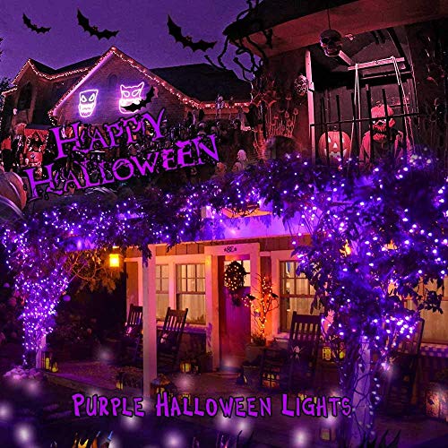 Purple Halloween Lights Connectable (33 Foot)