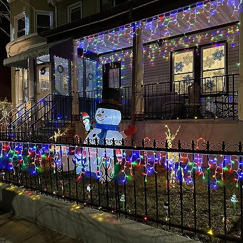 33ft 400 LED Icicle Christmas Lights Outdoor Waterproof (33 Foot)