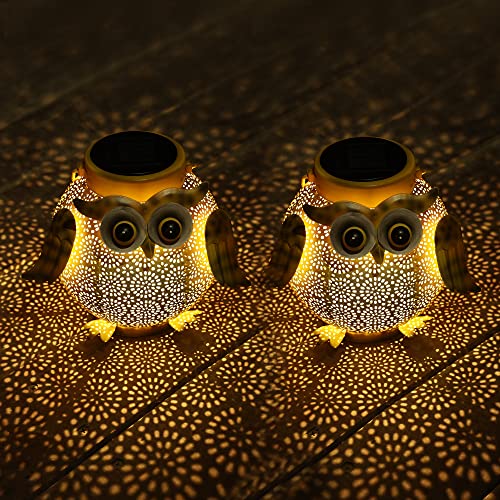 2 Pack Hanging Solar Lanterns