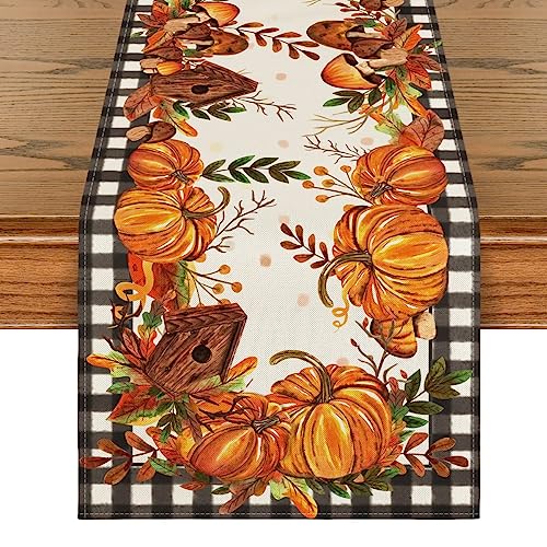 210 GSM Fall Table Runner Home Party Decor 13x120 Inch