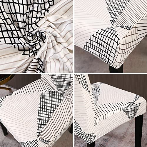 White Chair Covers for Dining Room Set of 6