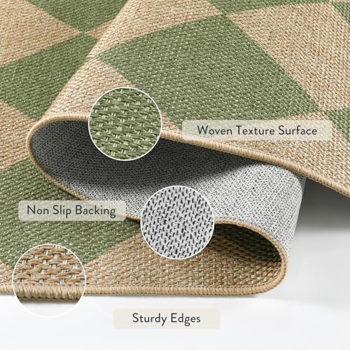 Checkered Easy Jute 5x7 Area Rug (34.77 Count)