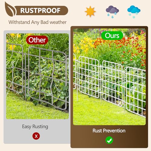 30ft x 17in Garden Fence Animal Barrier
