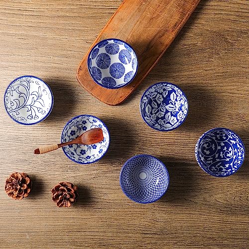 Ceramic 4 OZ Dipping Bowls Set (6 Count)