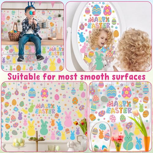 9 Sheets Easter Window Clings (9 Count)