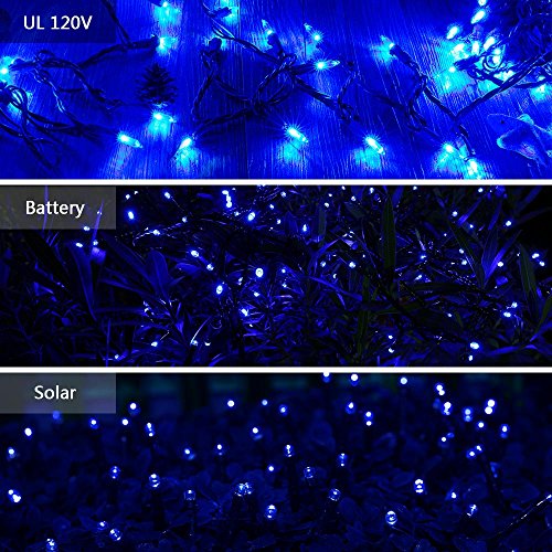 Blue Christmas Lights (33 Foot)