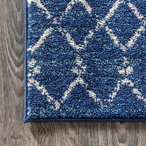 Boho Vintage Diamond Blue