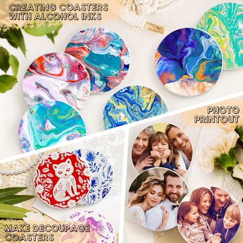 36 PCS Ceramic Tiles for Crafts (36 Count)