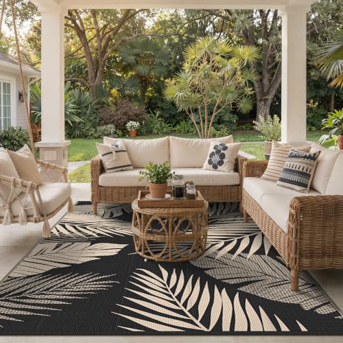 Outdoor Rug Waterproof Plastic Rugs for Patio