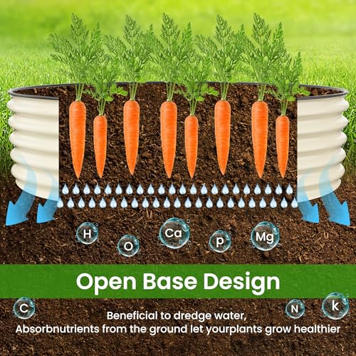 17'' Tall Round Raised Garden Bed Kit