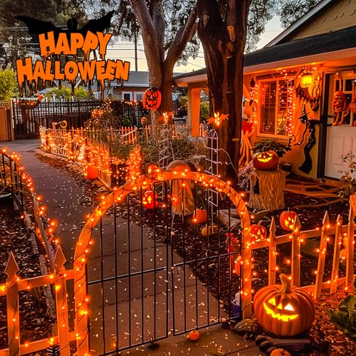 600 LED Solar Halloween Lights (206.7 Foot)