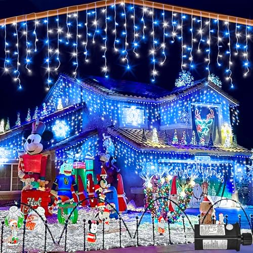 99ft Icicle Lights for Outside