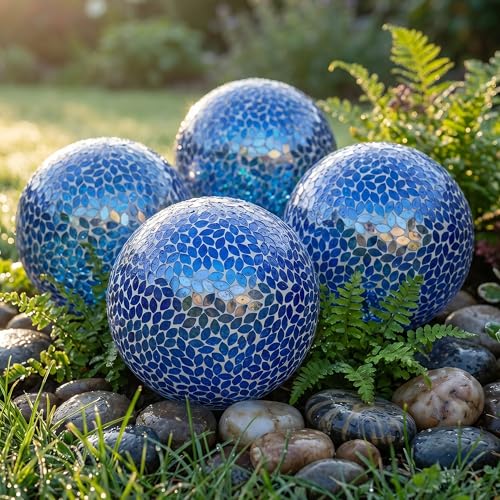 Sunnydaze Solar Gazing Ball for Garden