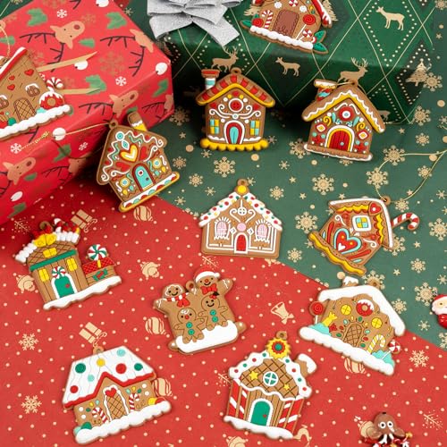 Gingerbread House Ornaments Christmas Tree Decoration (36 Count)